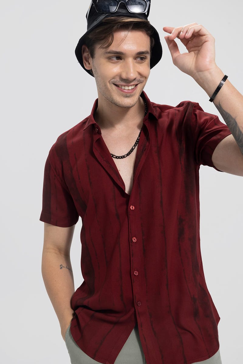 Men's Vertical Stripe Casual Shirt